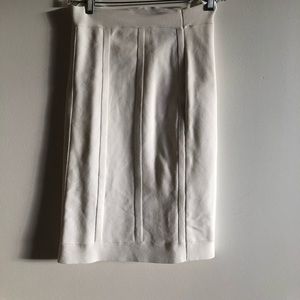 Off white bandage mini skirt